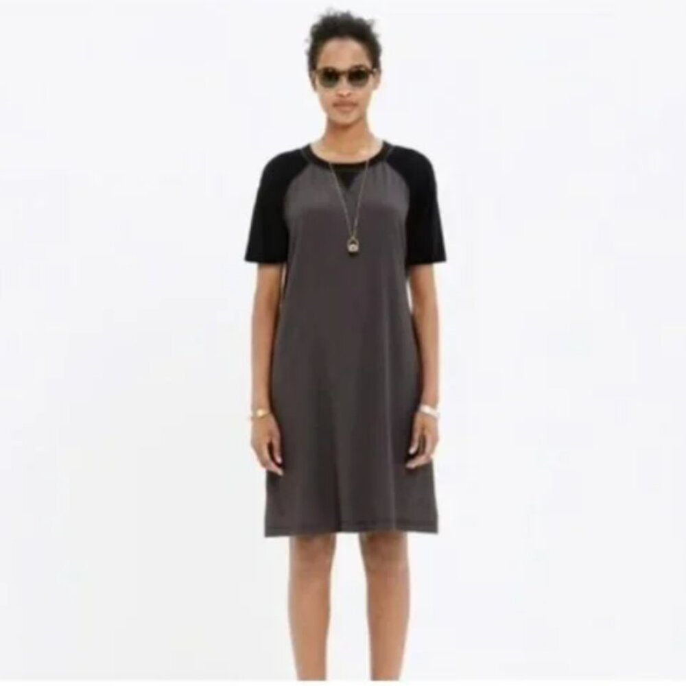 Madewell Colorblock T-Shirt Dress